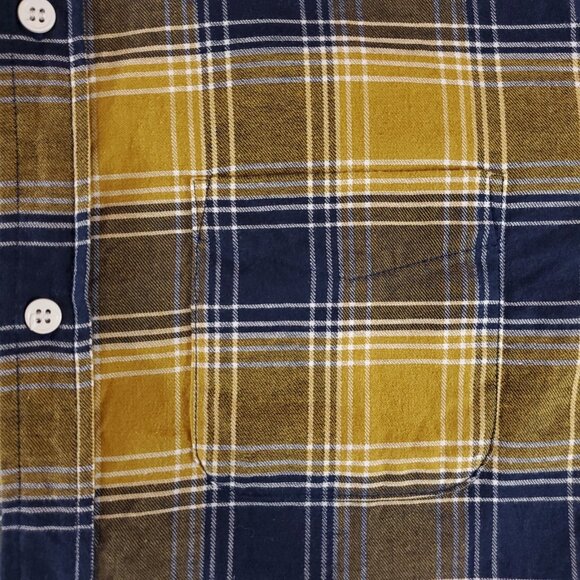Band of Outsiders Mens Size 2 Medium Plaid LS Button Down Shirt USA Made - Picture 5 of 11